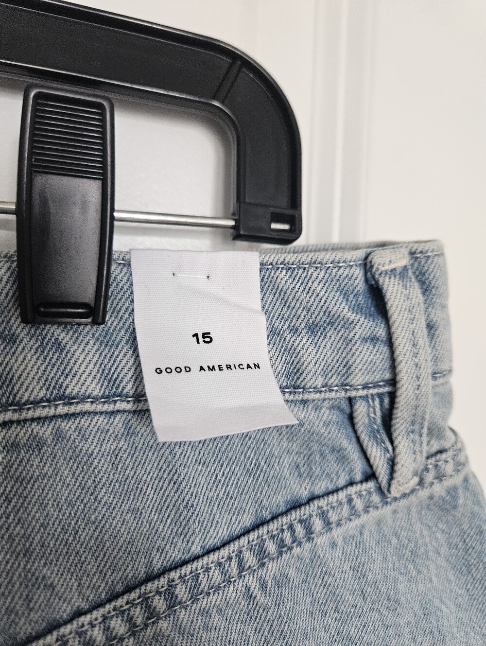 NWT Good American Size 15 Good '90s Shorts in Indigo872 $99 - Picture 12 of 12